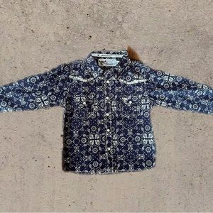 Toddler Cowboy Hardware Western Shirt long sleeve button up